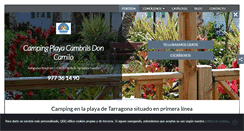 Desktop Screenshot of campingsencambrils.com